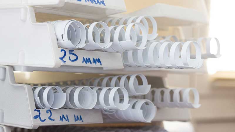 Servizi fascicolatura, plastificazione, scansione